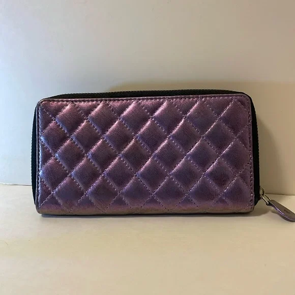 Iridescent Purple Wallet - Picture 2 of 7